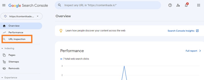 URL inspection